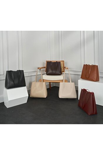 Rivina Idel Women's Large Size Tote Model Hand and Shoulder Bag