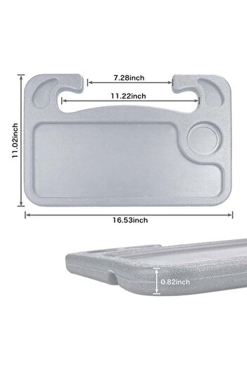 Bukela Car tray, large gray shrink wrap