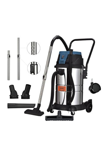 Clarke Wet & Dry Vacuum Cleaner 50L, 1400W Powerful Suction