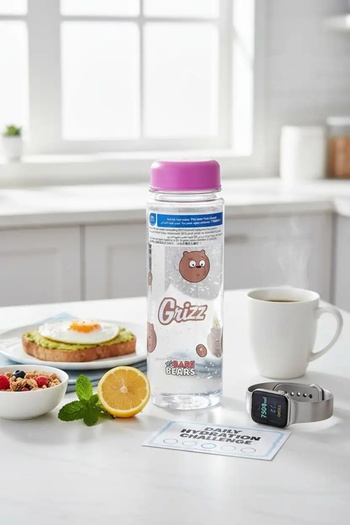 Miniso We Bare Bears Lisanslı Sevimli Boz Ayı Su Şişesi (500ML)