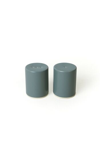 Keramika Matte Green Stackable Salt Shaker / Pepper Shaker 6 Cm
