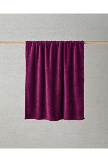 English Home Claret Red Cozy Wellsoft Tv Blanket