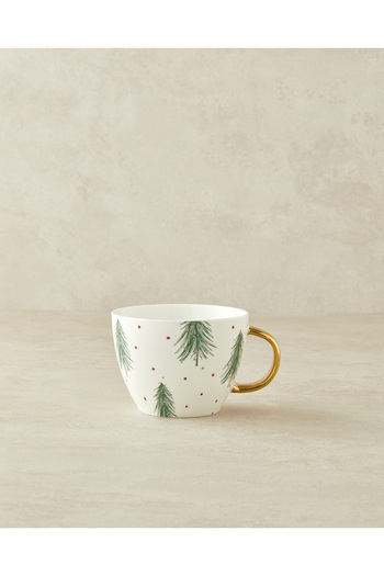 English Home Joyful Pine New Bone China Mug 430 ml Red - Green