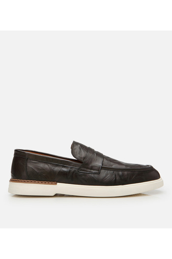 Hotiç Men's Leather Khaki Ultra Light Sole Classic Loafer