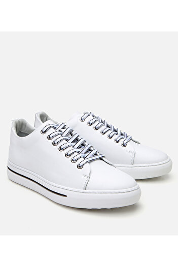 Hotiç Men's Leather White Casual Shoes