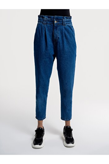 Loft Γυναικείο παντελόνι Paperbag Paperbag Fit