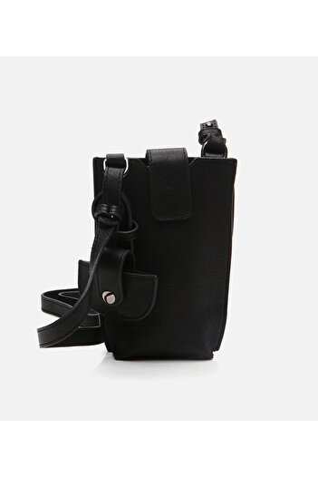 Hotiç Black Genuine Leather Men's Bag - Danilo Zanna