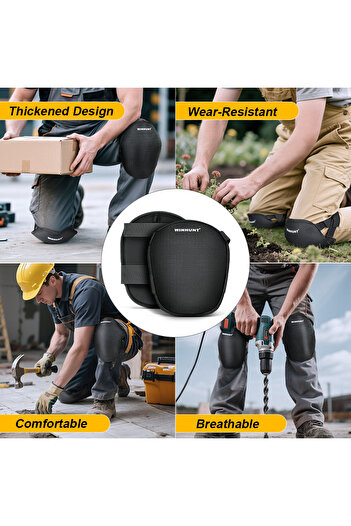 Choice WINHUNT Knee Pads: Perfect For Working On The Ground, Laying Tiles & Flooring - Thick & Wear-Resi...