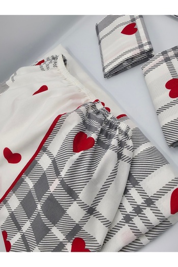pınarhome collectıon Fabric Woven Fitted Sheet + Covered Pillow Case