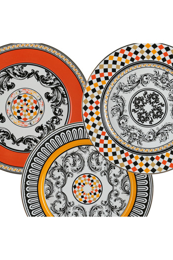 Lucky Art Margery Bone 27cm Set of 6 Serving Plates