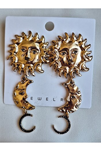 CION JEWELRY Steel Earrings Gold Color Women Jewelry Mystic Chic & Bohemian