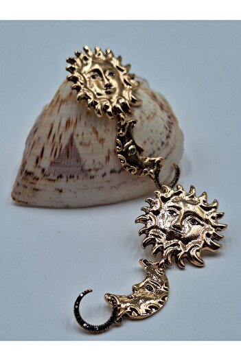 CION JEWELRY Steel Earrings Gold Color Women Jewelry Mystic Chic & Bohemian