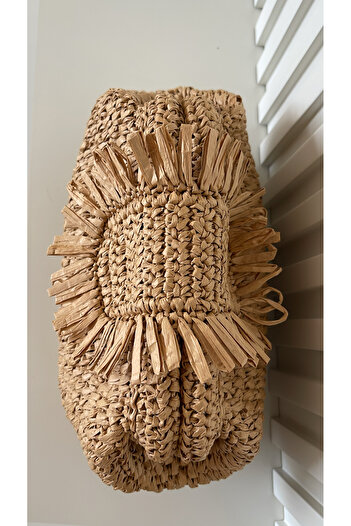 WOMANBAG Elmyapimi Design Wicker Clutch Handbag
