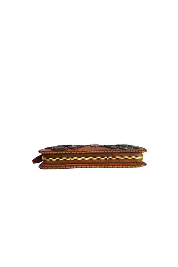 GÖN Oşum El Yapımı (Handmade) Çok Bölmeli, Bozuk Para ve Bol Kartlık Alanlı Kadın Deri Cüzdan 40062