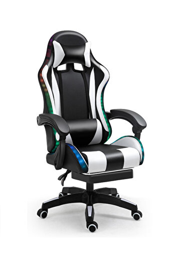 sharpdo Gaming Chair with Colored Lighting Tape, Home Office Computer Chair