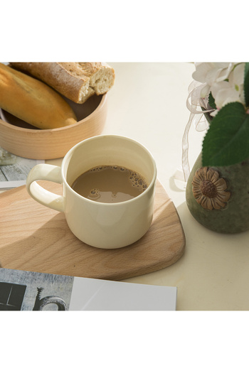 sharpdo Ceramic Coffee Mug Beige Standard