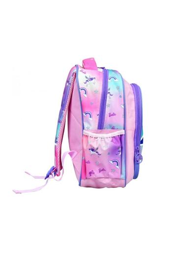 ARISTEF Ghiozdan pentru grădiniță Barbie Unicorn, 2 compartimente, fermoar, 30 cm, roz