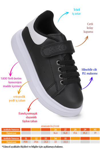 Kiko Kids Pantofi sport pentru băieți Tinsa Daily Velcro