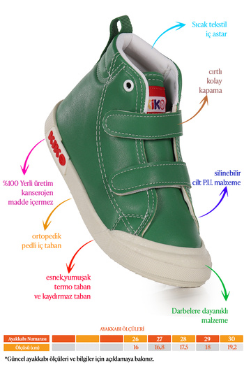 Kiko Kids Garf Daily Velcro Boys Boat Παπούτσια