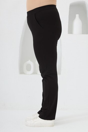 RMG Plus Size Sweatpants Black