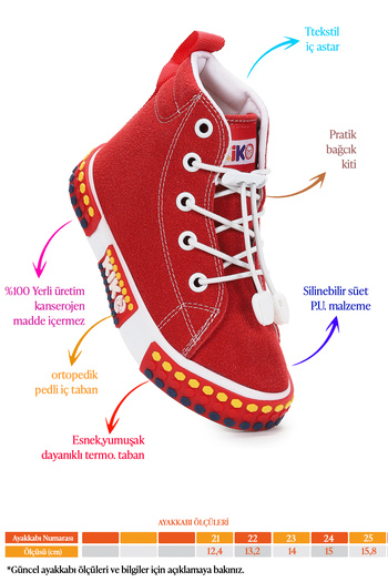 Kiko Kids Gamel Daily Elastic Boots Shoes for Baby Girl