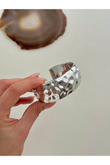 YOUES JEWELRY Women's Thick Handcuff Bracelet Acrylic Handcuff Bracelet