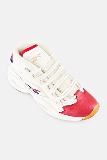 Reebok Men Question Mid Basketball, Off White