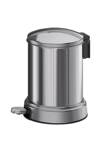IKEA BROFJÄRDEN Waste bin, chrome effect, 4 l