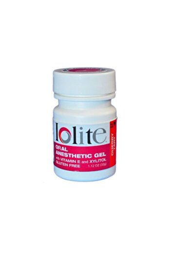 Dharma Research Gel Anesthetic, Dharma Research, Iolite, with Xylitol and Vitamin E, Benzocaine 20%, Cherry Aroma, 3