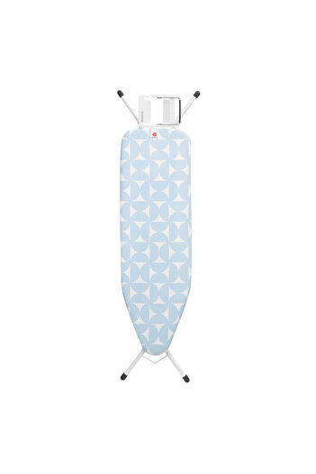 Brabantia Ironing Board B 1005617, 124x38 cm, 7 adjustable positions, Iron stand, Light blue