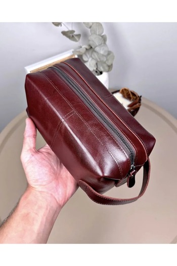 Fil Deri Premium Elite Handbag with Grip Tape Genuine Leather 2057