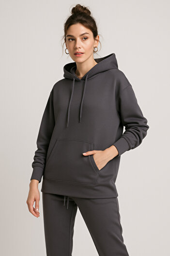 Rich Women's Smoked Oversize Hooded Tracksuit Set