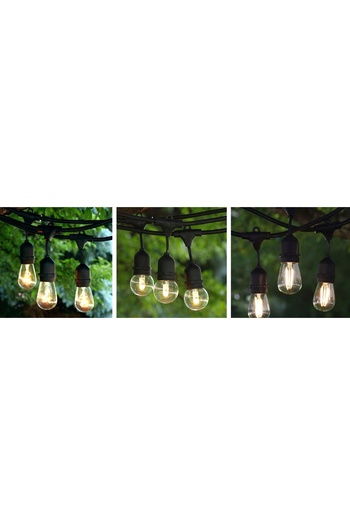 Other 5m x 10 E27 bulb garden string lights, IP65 waterproof all year round.