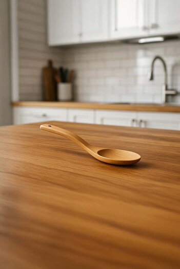 Bambuland Natural Bamboo Ladle - 28 cm Deep Spoon Luxury Model