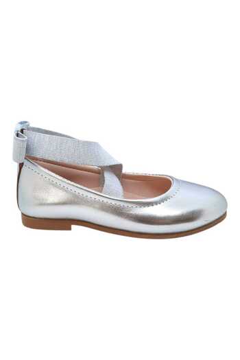 Onur Ortopedik Orthopedic Stylish Non-Slip Sole Silver Children's Ballet Shoes