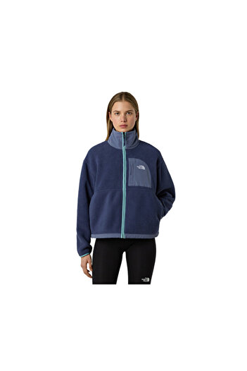 THE NORTH FACE W Yumiori Off Peak Full Zip Jacket Erkek Outdoor Polar Ceket NF0A8EUZE1I1 Mavi