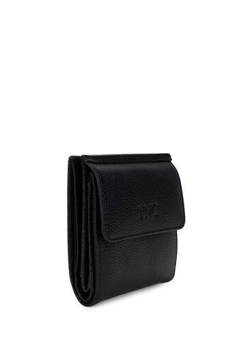 Tamer Tanca Unisex Genuine Leather Black Caviar Wallet Wallet