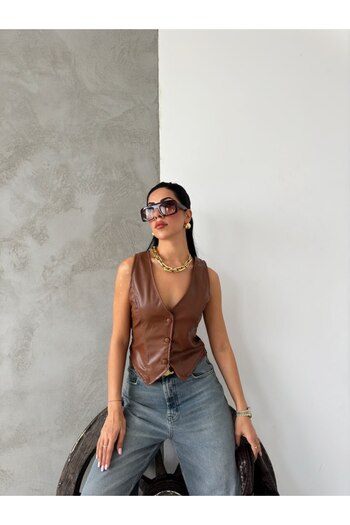 MILANOFOX Lined Leather Vest