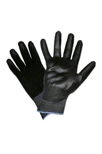 Garage Meister Work gloves GM51636N, size 10, reinforced palm, polyurethane, black color