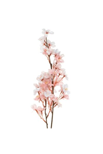 SHOPIENS Artificial Decorative Almond Branch with Pink Flowers, 60 cm -