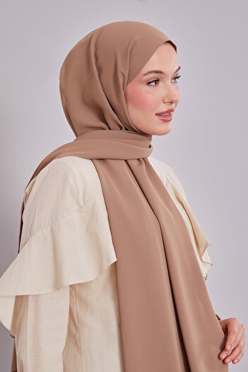 Levidor Latte Plain Trend Shawl
