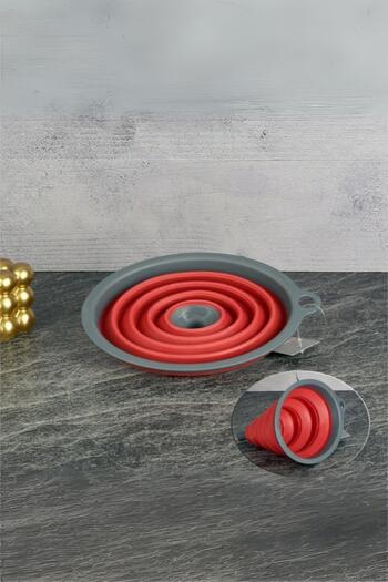 EWs Silicone Folding Funnel Red