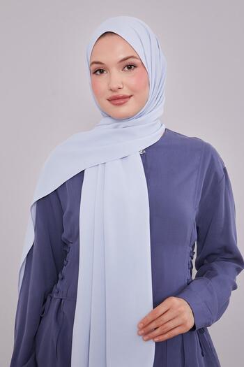 Levidor Baby Blue Plain Trend Shawl