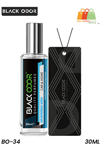Black Odor Car & Home Perfume Whispering Wish 30ML Long Lasting Essential Oil Air Freshener BO-34
