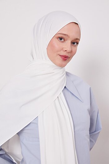 Levidor Off-White Plain Sandy Shawl
