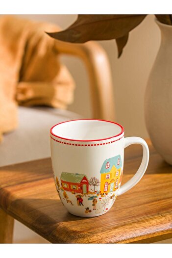 LC Waikiki New Year Themed Porcelain Mug 340 ml (W5)