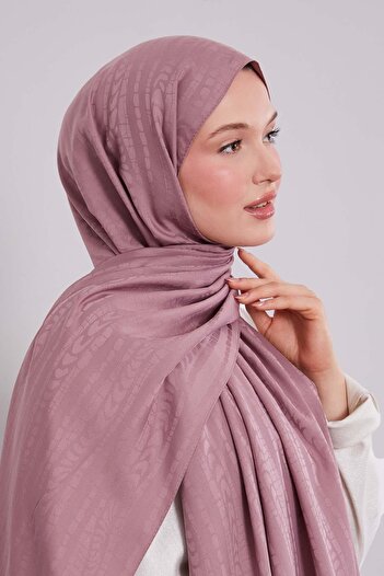 Levidor Lilac Mixed Stripe Pattern Green Shawl