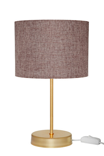 AG LightDesign Brown Lampshade Double Set of 2 Bedroom Living Room Modern Stylish Table Lamp
