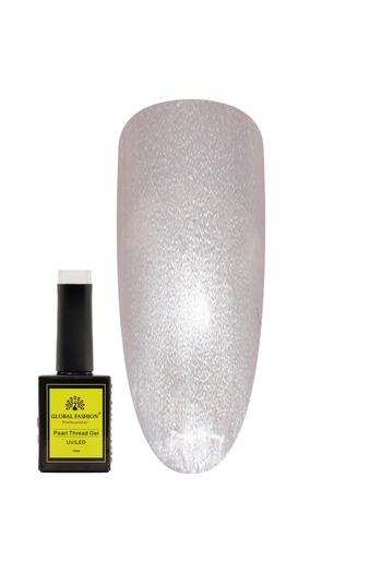 global fashion Pearl Thread Gel Nail Polish 15ml – Long-Lasting, Color Changing, UV/LED Soak-Off, Easy Application