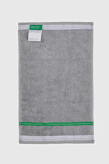 Benetton Home 5 Pieces Bath Towel Hand Face Body Gray 100% Cotton 30X50 cm Face Towel